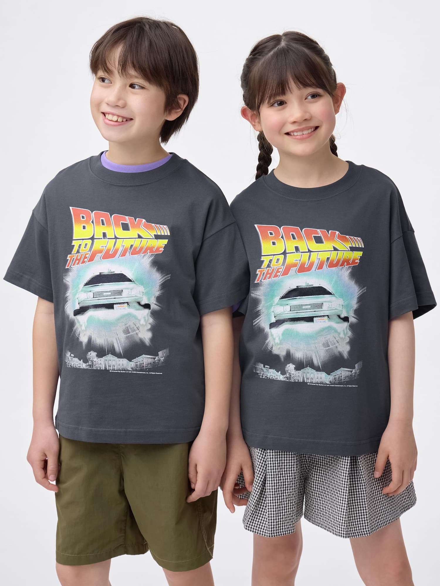 KIDS(男女兼用)グラフィックT Back to the Future 1