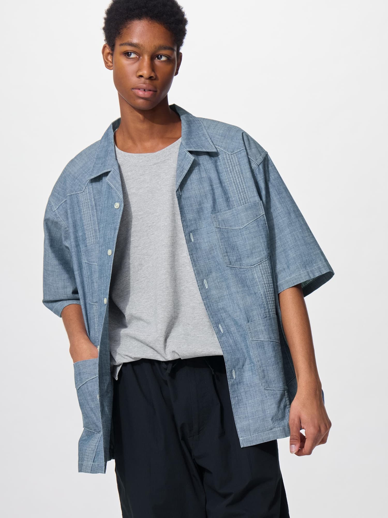 キューバシャツ(5分袖) ENGINEERED GARMENTS