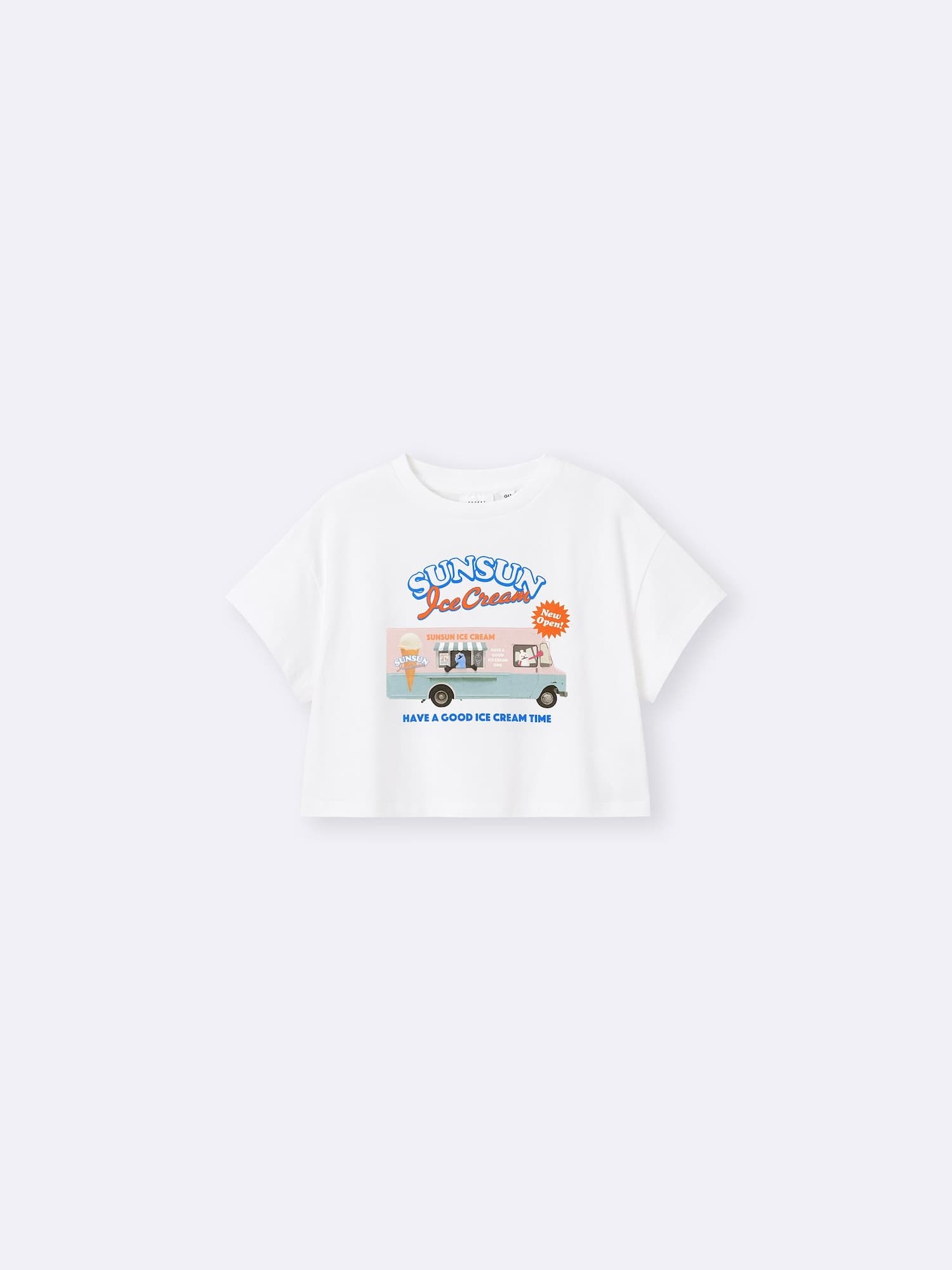KIDS(男女兼用)グラフィッククロップドT パペットスンスン