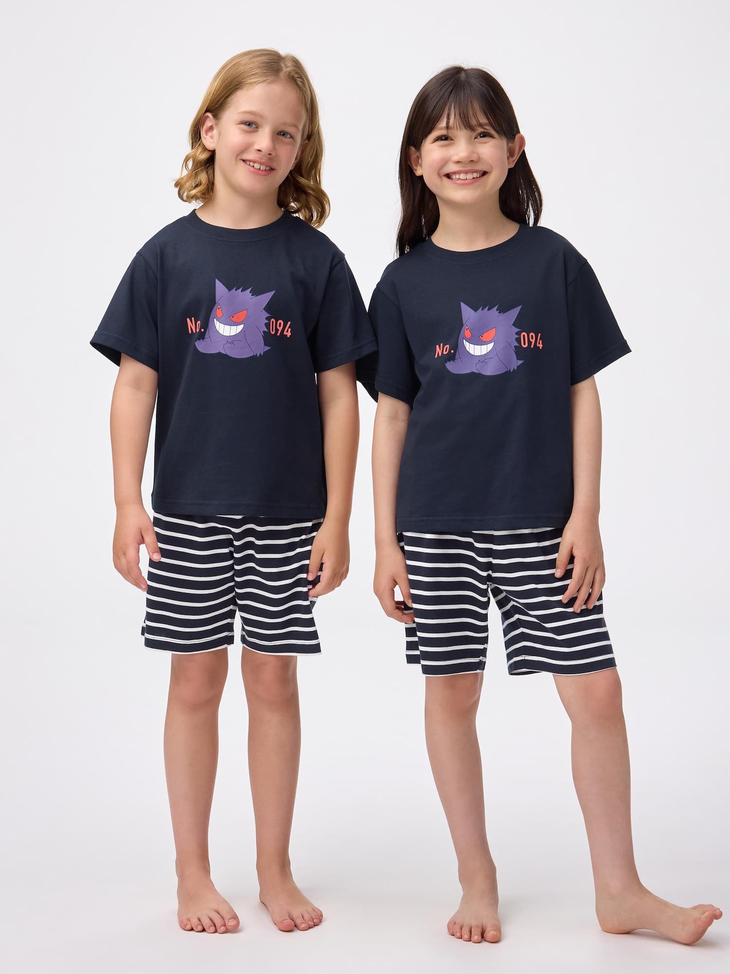 KIDS(男女兼用)コットンラウンジセット(半袖&ショートパンツ) Pokemon